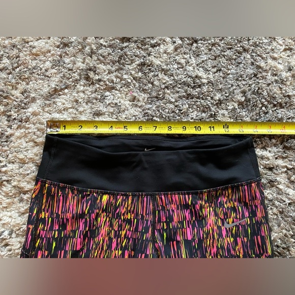 Nike Dri-Fit Power Racer Crop Running Athletic Leggings Women’s Medium Pink - Picture 3 of 6